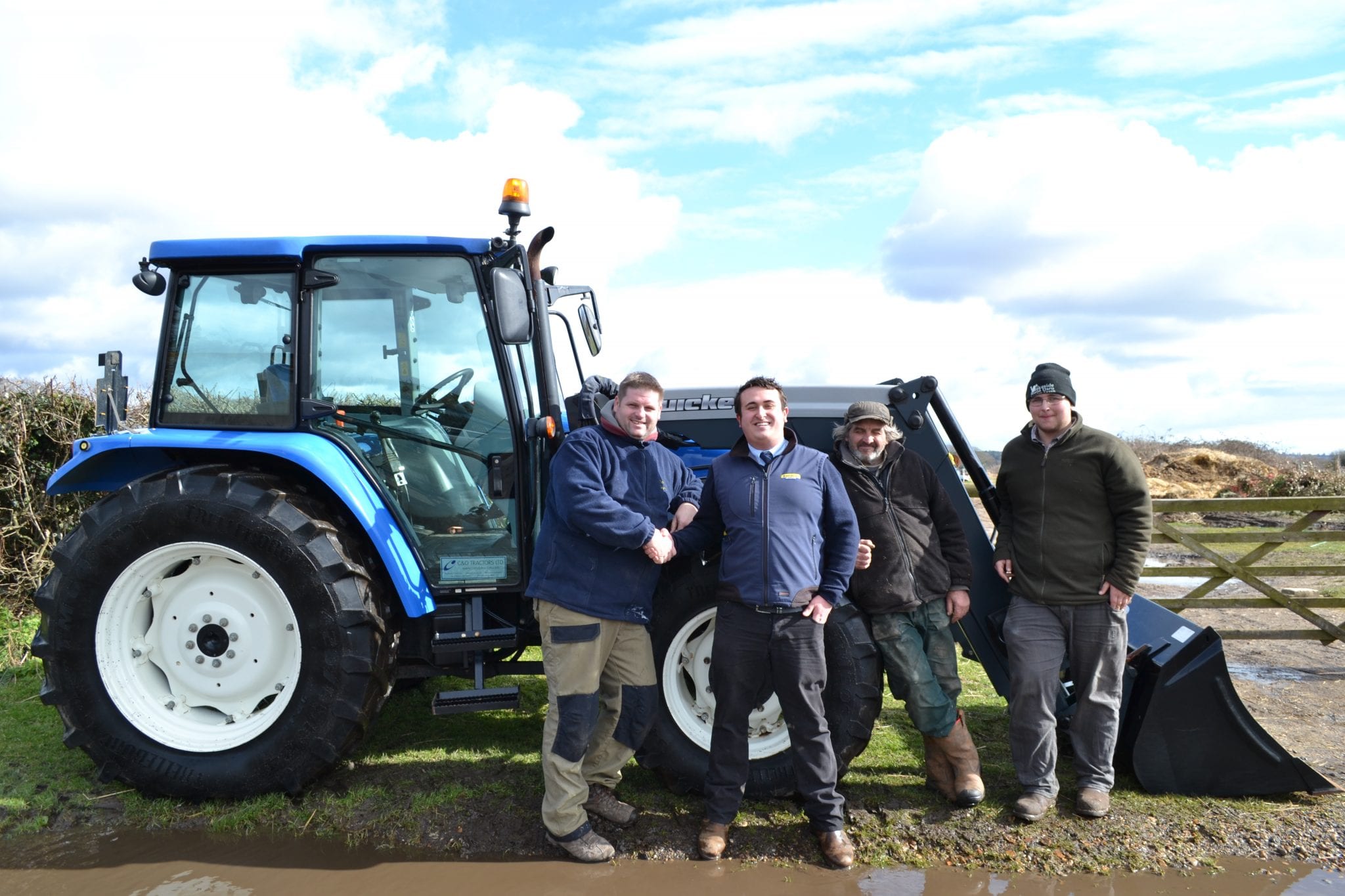 Scott Mitchell & family with C&O's Ben Best