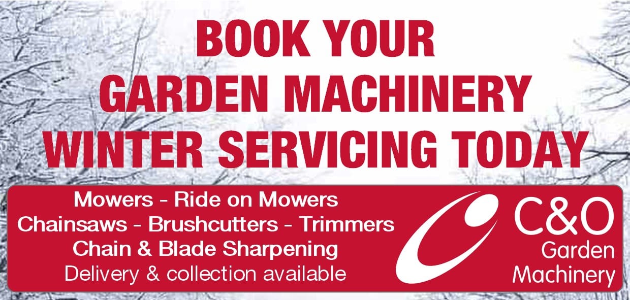 Book your Garden Machinery Winter Service