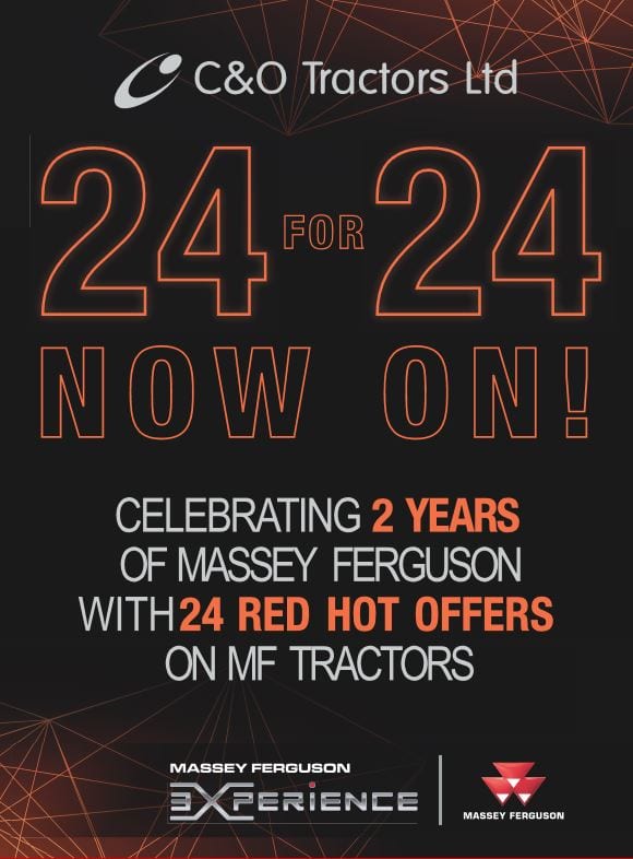 24 for 24 Special offers on Massey Ferguson tractors