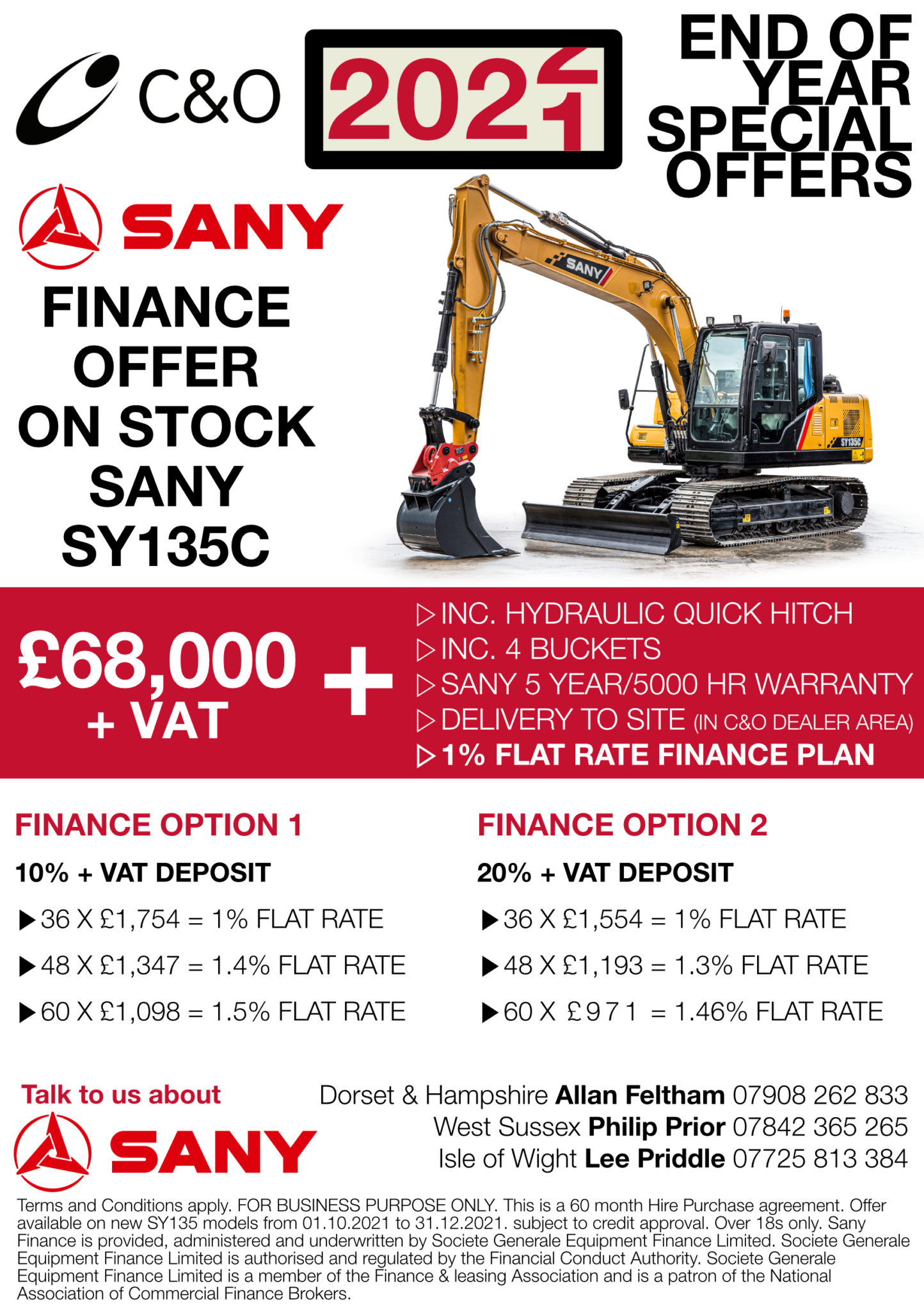 End of Year Special Offer on SANY