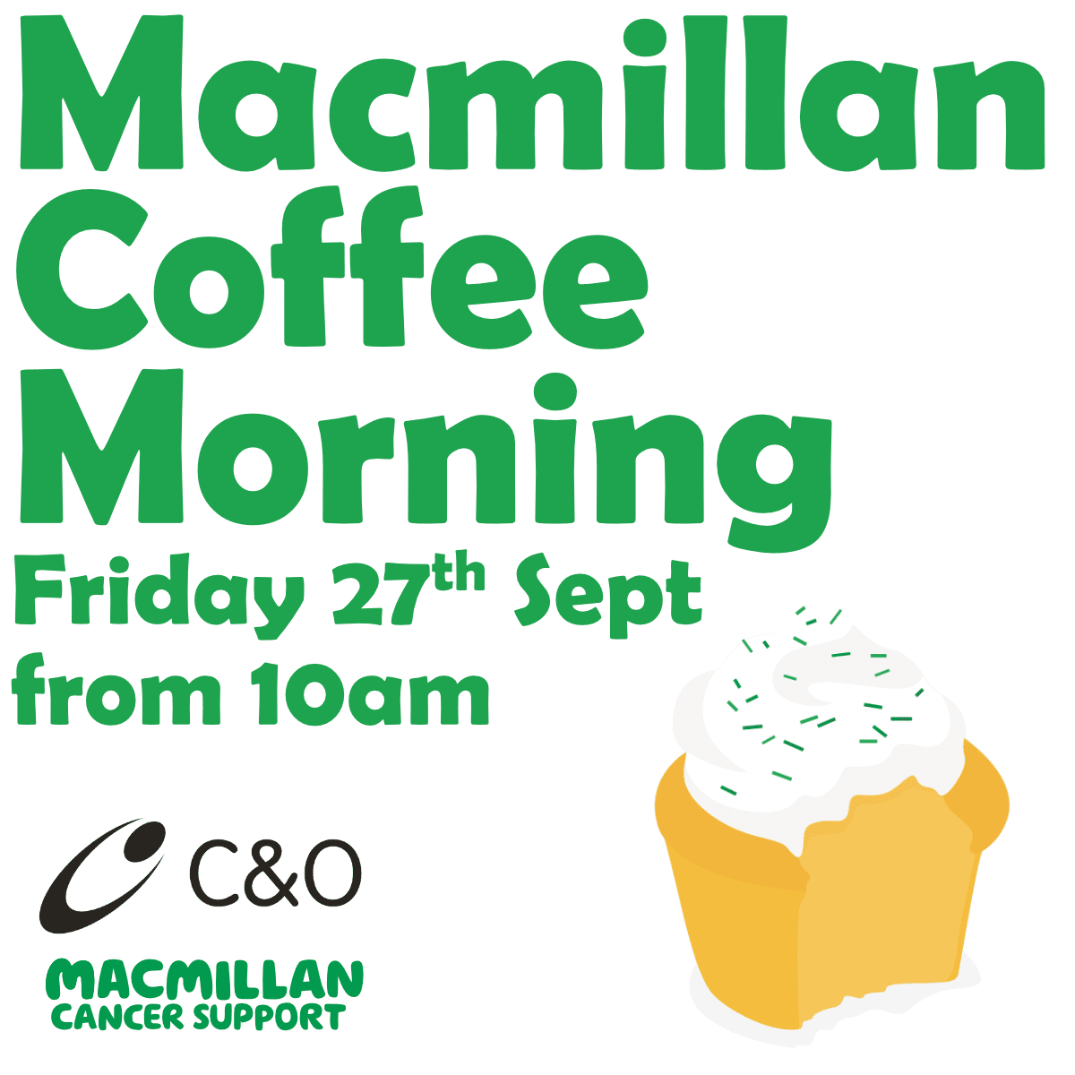 C&O team fundraising for Macmillan