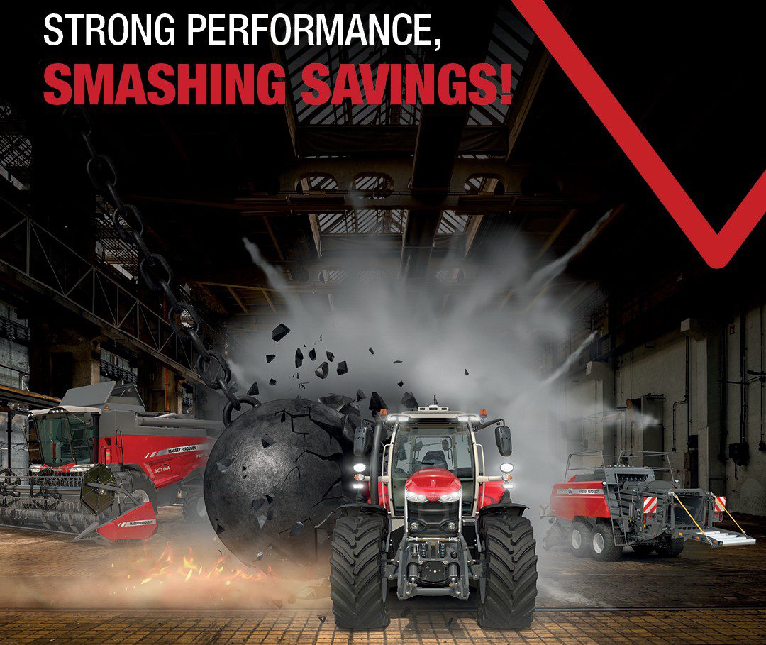 SMASHIG SAVINGS ON MASSEY FERGUSON