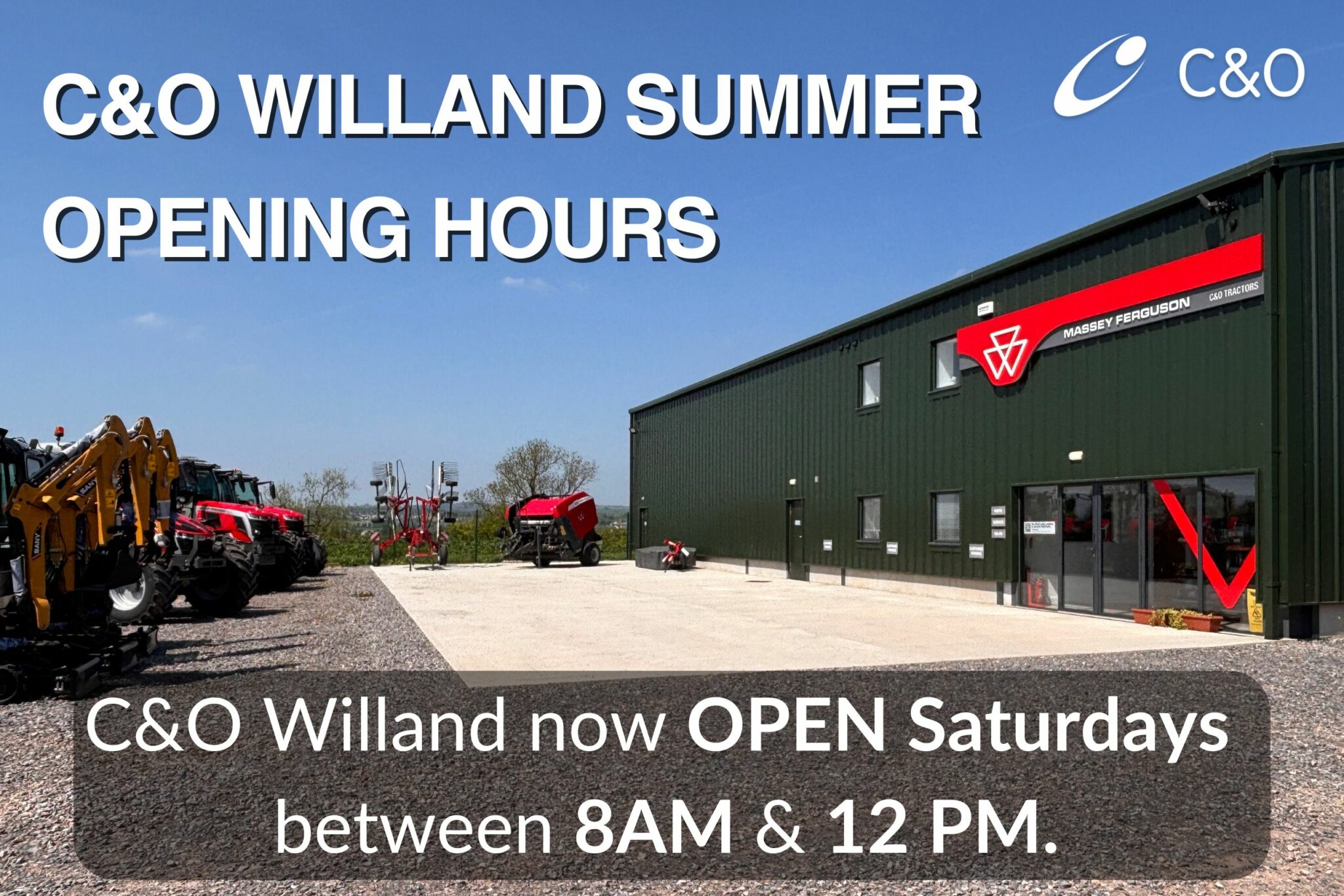 C&O Willand Summer Opening Hours
